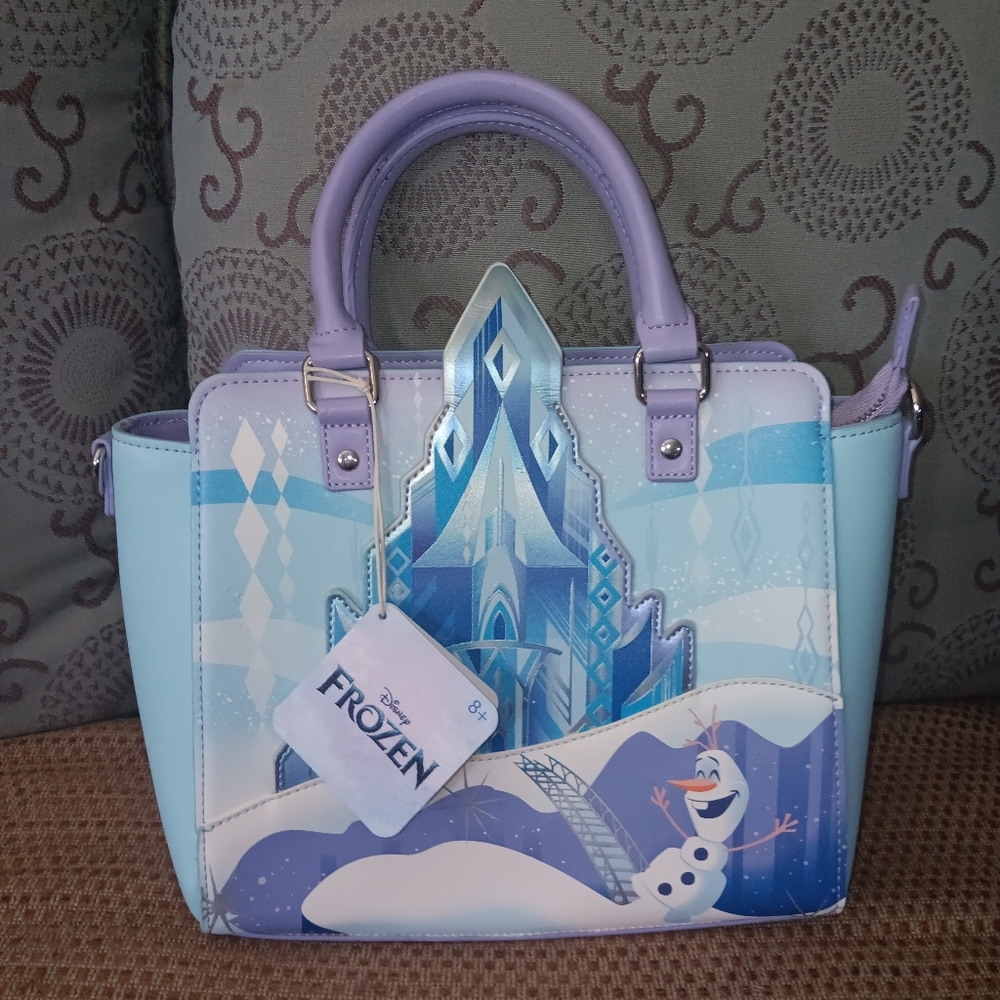 Loungefly disney frozen bag with long strap